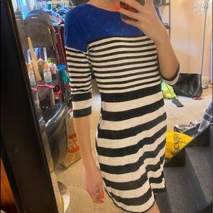 Express bodycon striped dress’